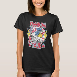 Camiseta Nacido 4 De Julio De Águila Libre Libertad
