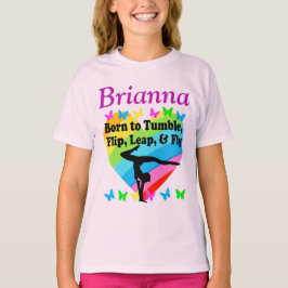 CAMISETA NACIDO A TUMBLE, LEAP Y FLY PERSONALIZADO EN CAMIS