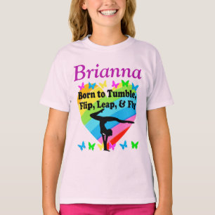CAMISETA NACIDO A TUMBLE, LEAP Y FLY PERSONALIZADO EN CAMIS