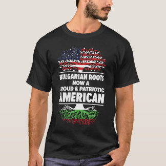 Camiseta Nacido búlgaro Bulgaria Estadounidense Ciudadanía 