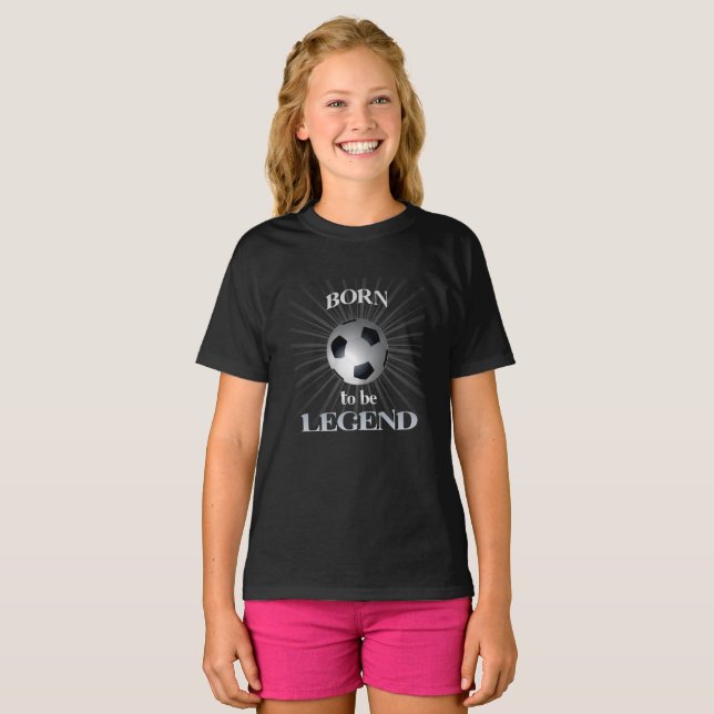 Camiseta nacido como leyenda (Anverso completo)