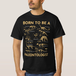 Camiseta nacido como paleontólogo