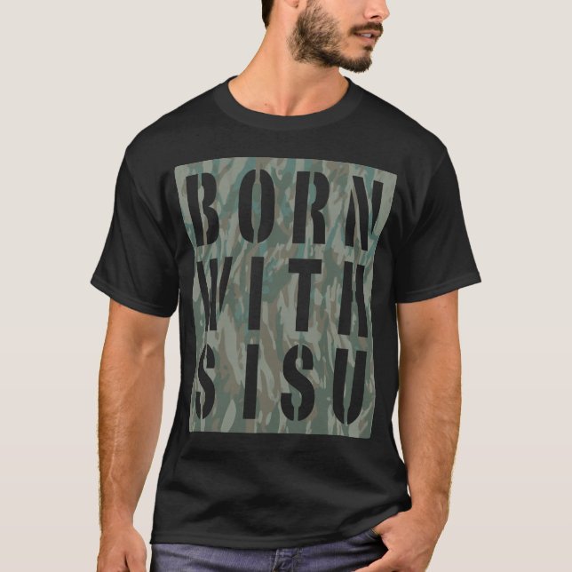 Camiseta Nacido con Sisu Camo 3 (Anverso)