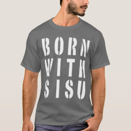 Camiseta Nacido con Sisu Oscuro