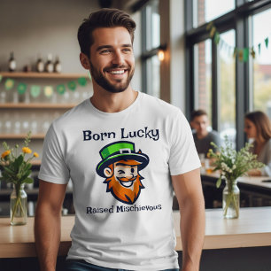 Camiseta Nacido con Suerte - Día de San Pratick