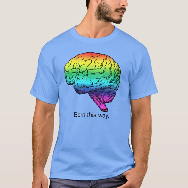 CAMISETA NACIDO DE ESTA MANERA CEREBRO (Anverso)
