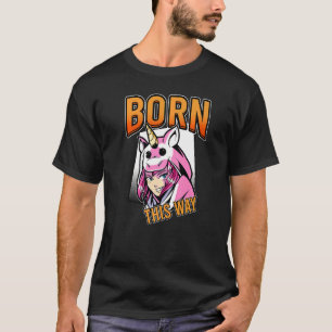 Camiseta Nacido De Esta Manera Lesbianlove Femme Lgbt