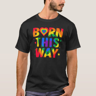 Camiseta Nacido De Esta Manera Orgullo Gay Lgbt Para Hombre