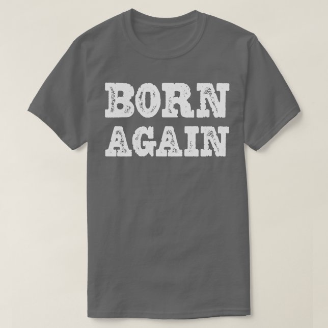 Camiseta Nacido de nuevo (Diseño del anverso)