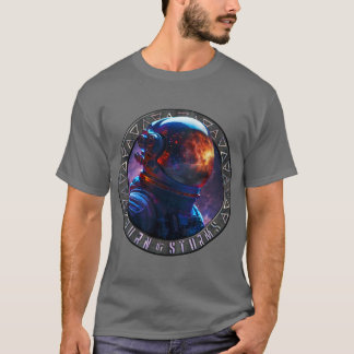 Camiseta Nacido de tormentas agujeros sobredimensionados