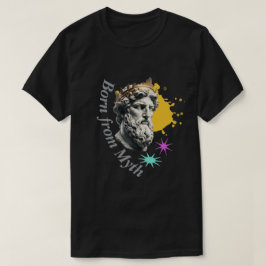 Camiseta Nacido del mito - Arte de estatua clásica estética