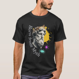 Camiseta Nacido del mito - Arte de estatua clásica estética