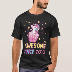 Camiseta Nacido el 13° cumpleaños 2010 magnífico desde 2010
