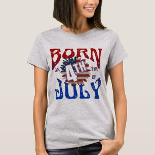 Camiseta NACIDO EL 4 DE JULIO