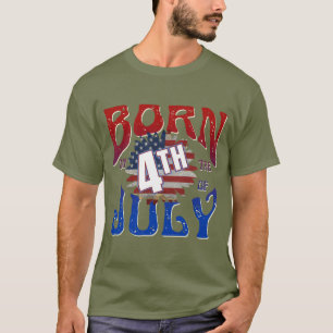 Camiseta NACIDO EL 4 DE JULIO