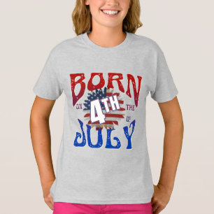 Camiseta NACIDO EL 4 DE JULIO