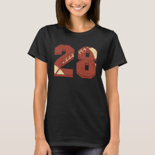 Camiseta Nacido el jugador de rugby 28º cumpleaños del fútb