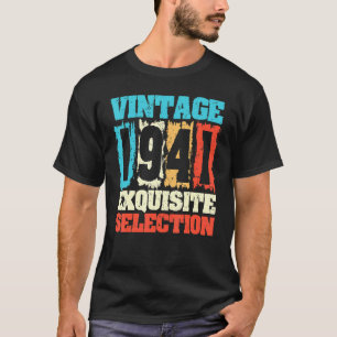 Camiseta Nacido En 1941 Nacimiento Exquisita Selección Real