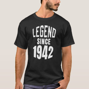 Camiseta Nacido En 1942 Cumpleaños De La Mujer 80 Leyenda D
