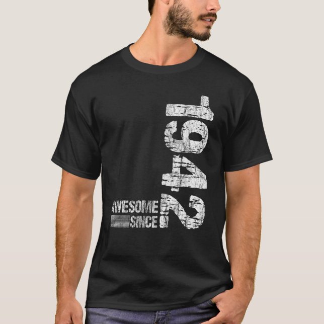 Camiseta Nacido en 1942 Increíble desde la época de 1942 (Anverso)