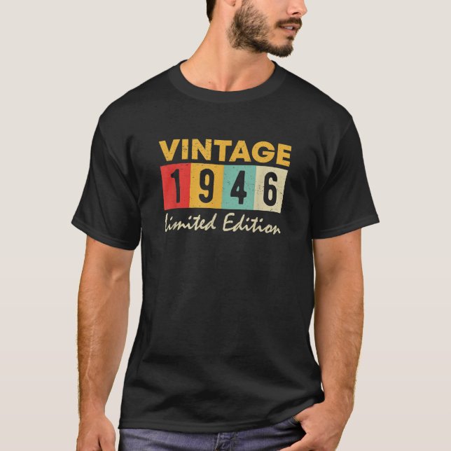 Camiseta Nacido en 1946 a los 80 años de edad (Anverso)