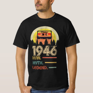 Camiseta Nacido en 1946 Man Myth Legend Regalos de cumpleañ