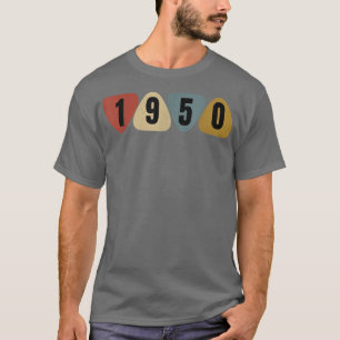 Camiseta Nacido En 1950, Cumpleaños De La Música De La Púa 
