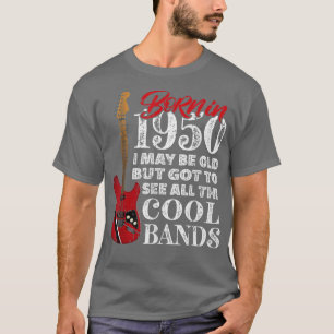 Camiseta Nacido en 1950 I guitarra eléctrica I rock