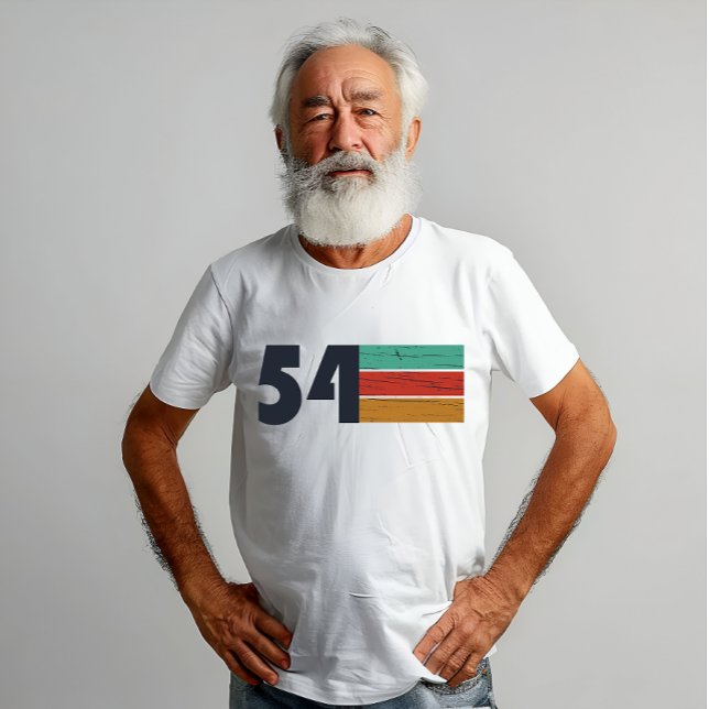 Camiseta nacido en 1954, cumpleaños vintage (Subido por el creador)
