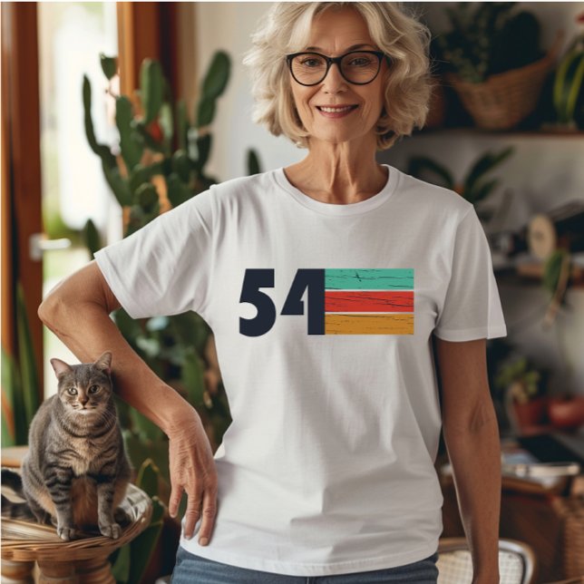 Camiseta nacido en 1954, cumpleaños vintage (Subido por el creador)