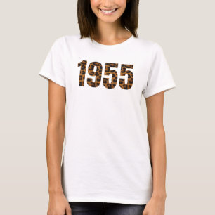 Camiseta Nacido en 1955 Celebración de la fiesta de cumplea
