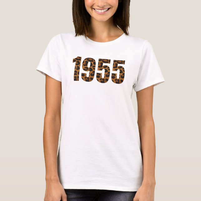 Camiseta Nacido en 1955 Celebración de la fiesta de cumplea (Anverso)