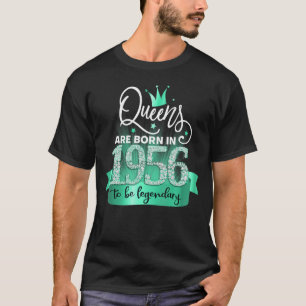 Camiseta Nacido en 1956 I Fiesta Turquesa Negro conjunto y 