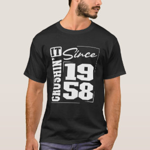 Camiseta Nacido en 1958, Crushinu2019 Desde 1958 Varsity F