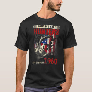 Camiseta Nacido En 1960, 62º Nacimiento De Venado De 62 Año