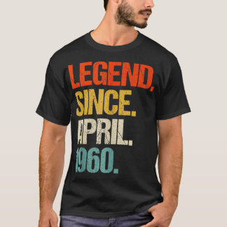 Camiseta Nacido en 1960 64 años de edad en 1960 64º nacimie