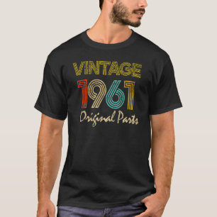 Camiseta Nacido En 1961, 61 Años De Edad En 1961, 61º Nacim