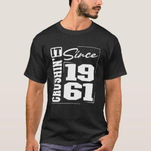 Camiseta Nacido en 1961, Crushinu2019 Desde 1961 Varsity F