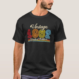 Camiseta Nacido en 1962 60ª cosecha de cumpleaños impresion
