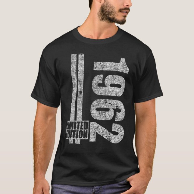 Camiseta Nacido en 1962 Cumpleaños de los hombres (Anverso)