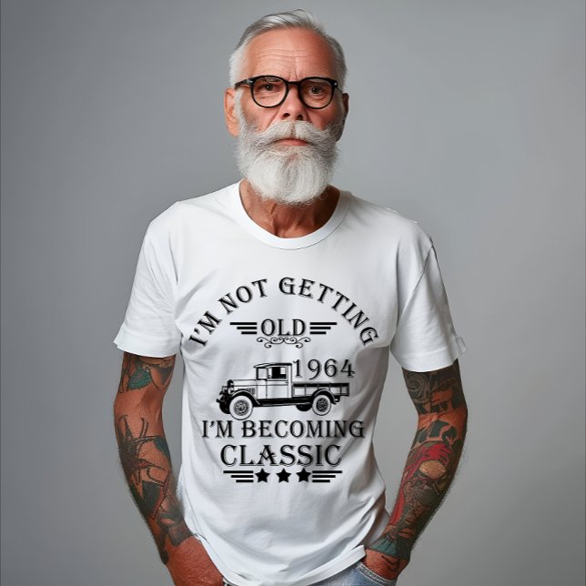 Camiseta nacido en 1964, cumpleaños vintage (Subido por el creador)