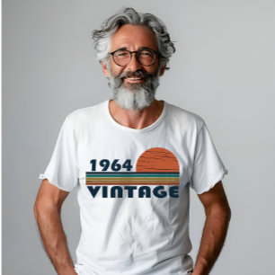 Camiseta Nacido en 1964, cumpleaños vintage