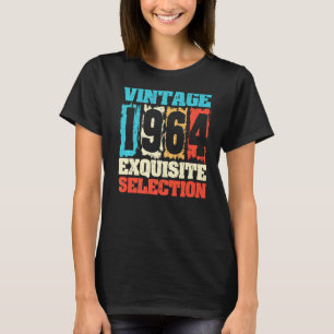 Camiseta Nacido En 1964 Nacido Exquisita Selección Realizad