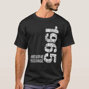 Camiseta Nacido en 1965 Increíble desde la época de 1965