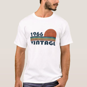 Camiseta Nacido en 1966, en un antiguo cumpleaños