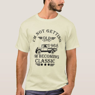 Camiseta Nacido en 1968 regalo de cumpleaños vintage