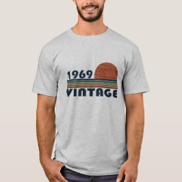 Camiseta Nacido en 1969, cumpleaños vintage