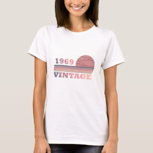 Camiseta Nacido en 1969 Regalo de cumpleaños vintage modern