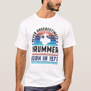 Camiseta Nacido En 1971 50º Nacido Regalo De Toque De Toque