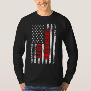 Camiseta Nacido En 1971, 51 Aniversario Patriótico